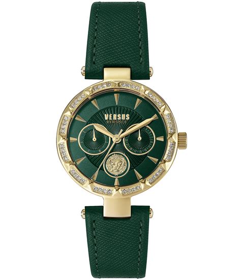 versus Versace watch green